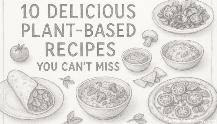 10 Delicious Plant-Based Recipes You Can’t Miss