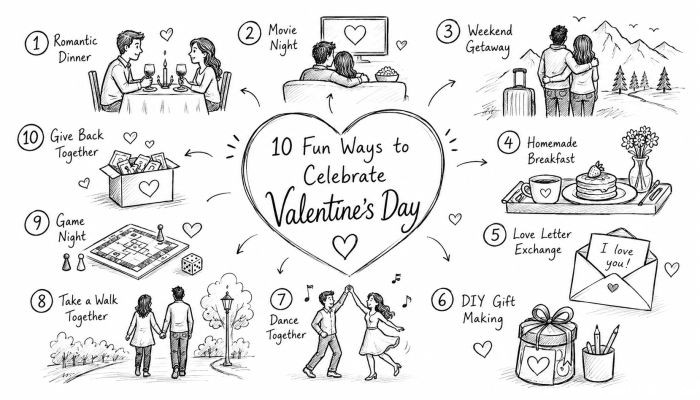 10 Fun Ways to Celebrate Valentine’s Day