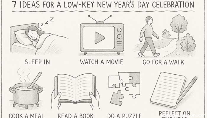7 Ideas for a Low-Key New Year’s Day Celebration