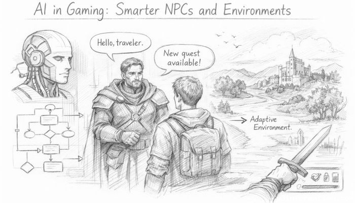 AI in Gaming: Smarter NPCs and Environments