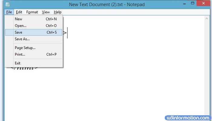 save file