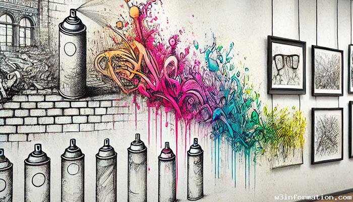 street art evolution, graffiti to gallery, urban art transformation