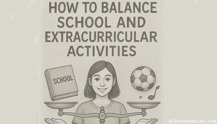 How to Balance School and Extracurricular Activities