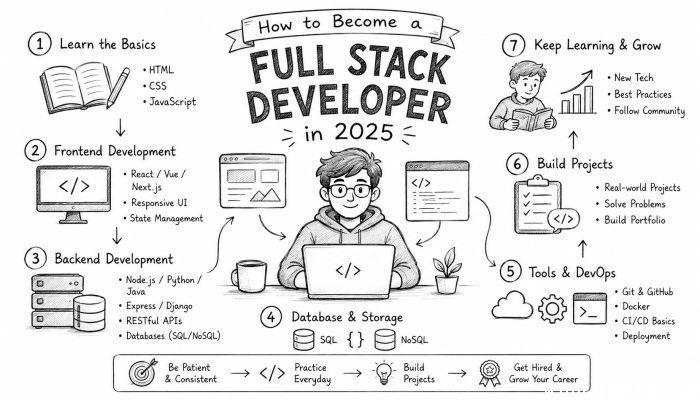 How to Become a Full Stack Developer in 2025
