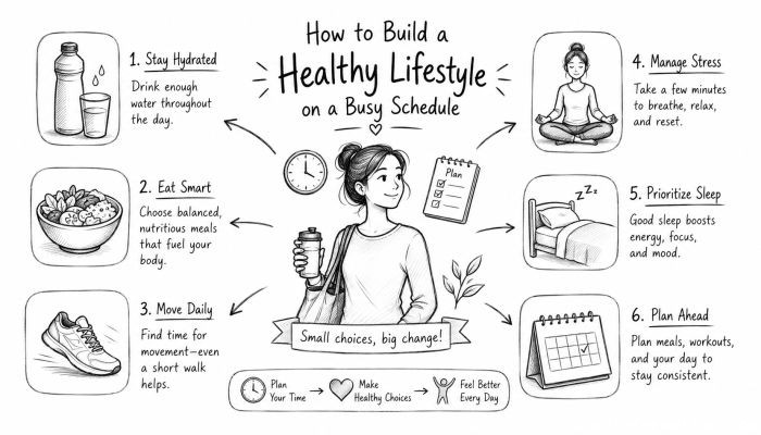 How to Build a Healthy Lifestyle on a Busy Schedule