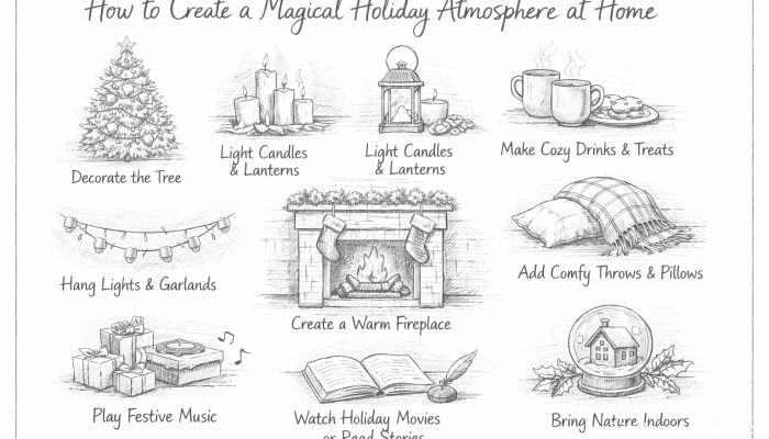How to Create a Magical Holiday Atmosphere at Home