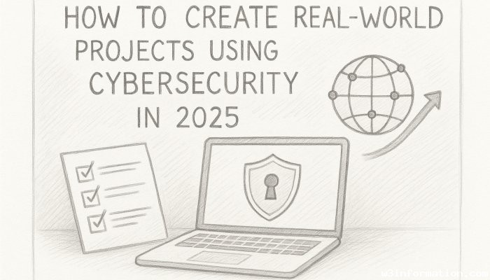 How to Create Real-World Projects Using Cybersecurity in 2025
