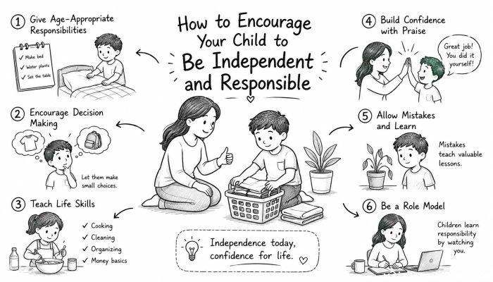 How to Encourage Your Child to Be Independent and Responsible