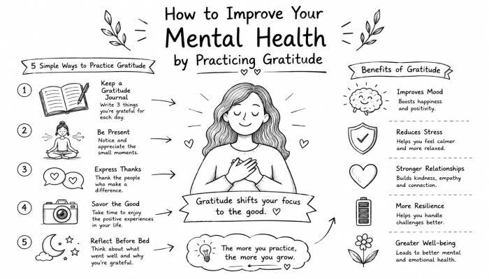 How to Improve Your Mental Health by Practicing Gratitude