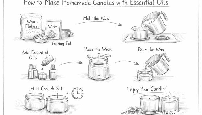 How to Make Homemade Candles with Essential Oils