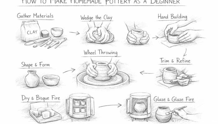 How to Make Homemade Pottery as a Beginner