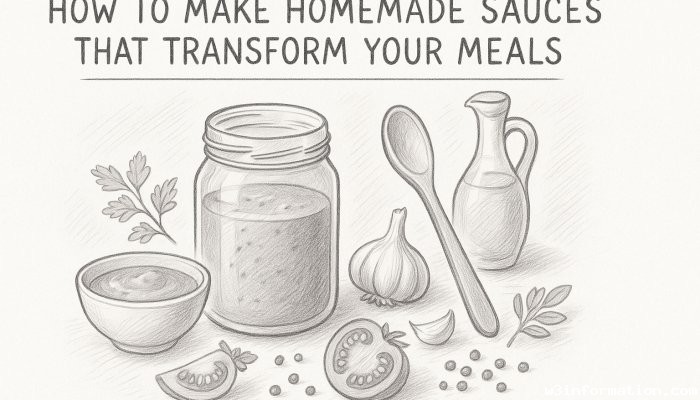 How to Make Homemade Sauces That Transform Your Meals