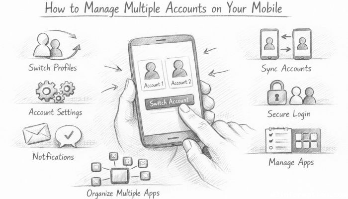 How to Manage Multiple Accounts on Your Mobile
