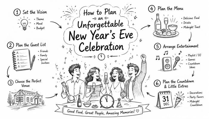 How to Plan an Unforgettable New Year’s Eve Celebration