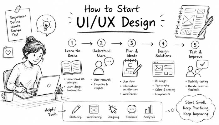 How to start UI/UX design
