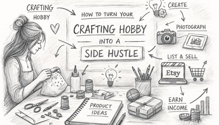 How to Turn Your Crafting Hobby Into a Side Hustle