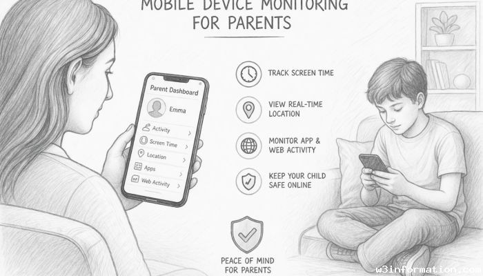 Mobile Device Monitoring for Parents
