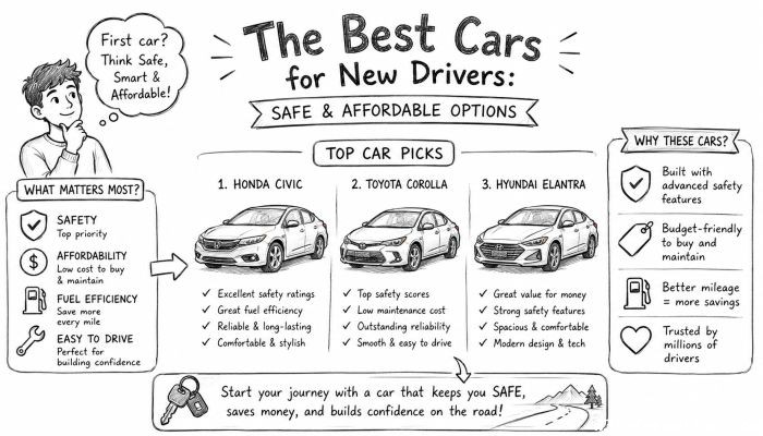 The Best Cars for New Drivers: Safe and Affordable Options