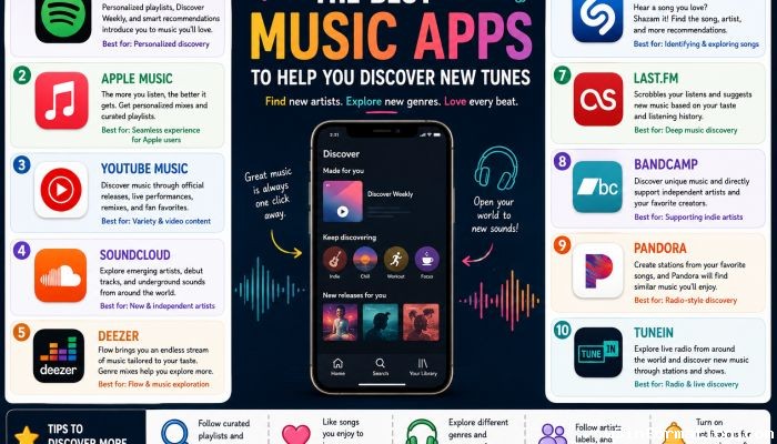 The Best Music Apps to Help You Discover New Tunes